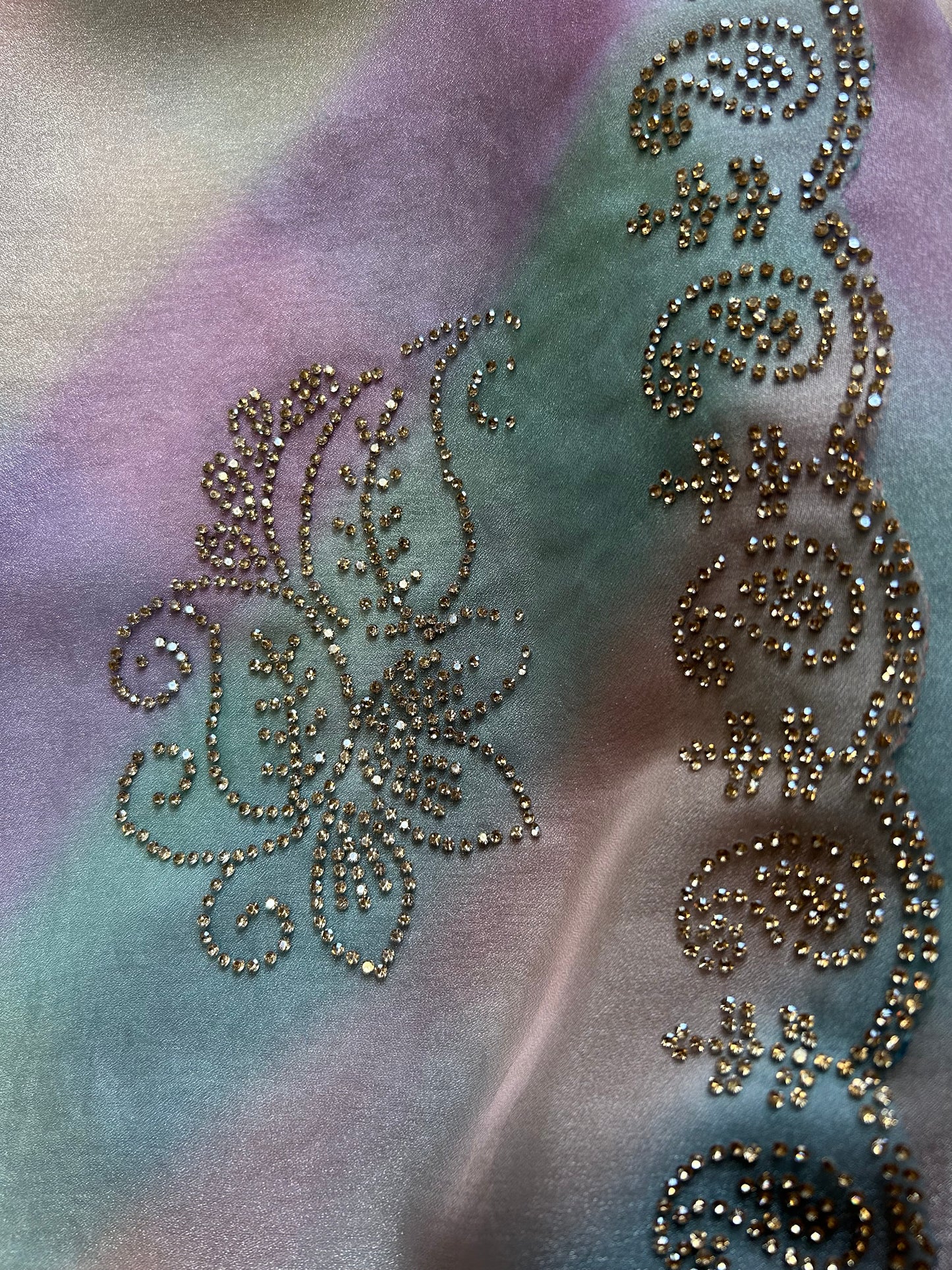 Pastel Rainbow Space Silk Saree