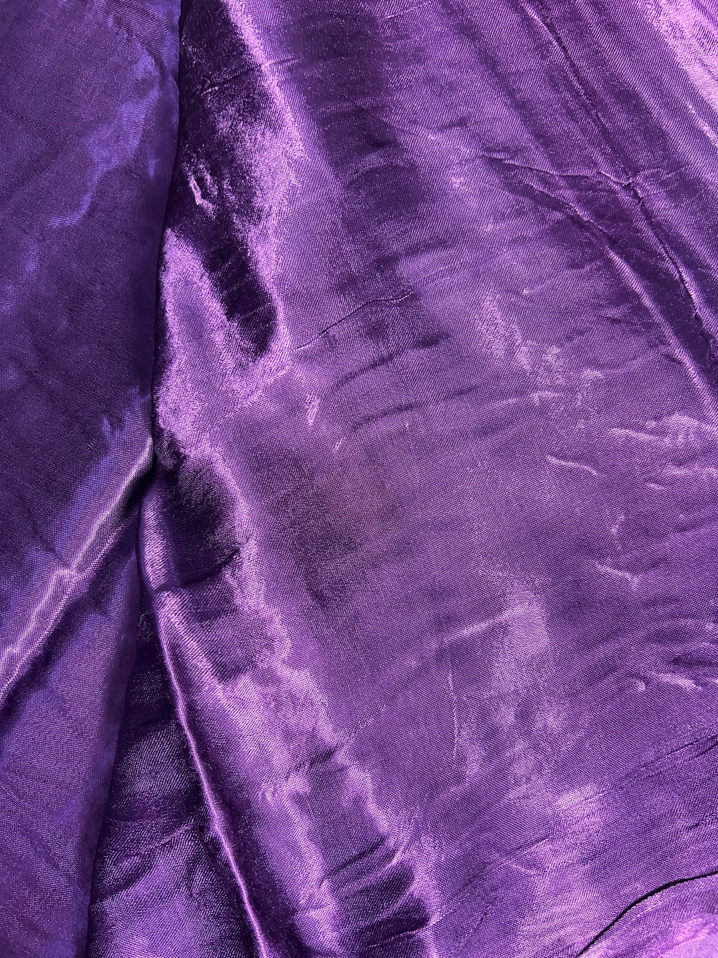 Purple pure modal silk saree